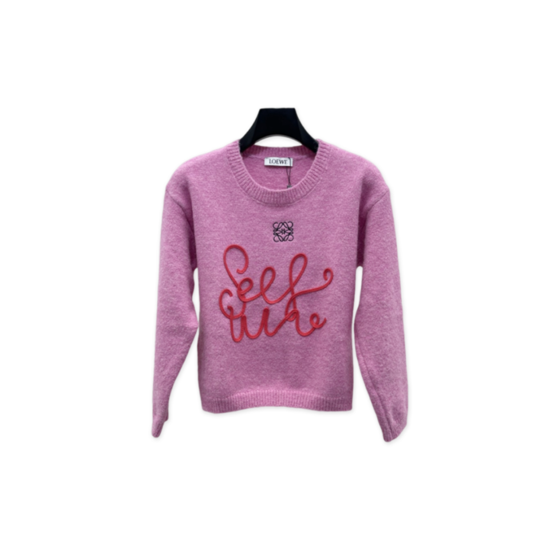 LOEWE PINK KNIT TOP